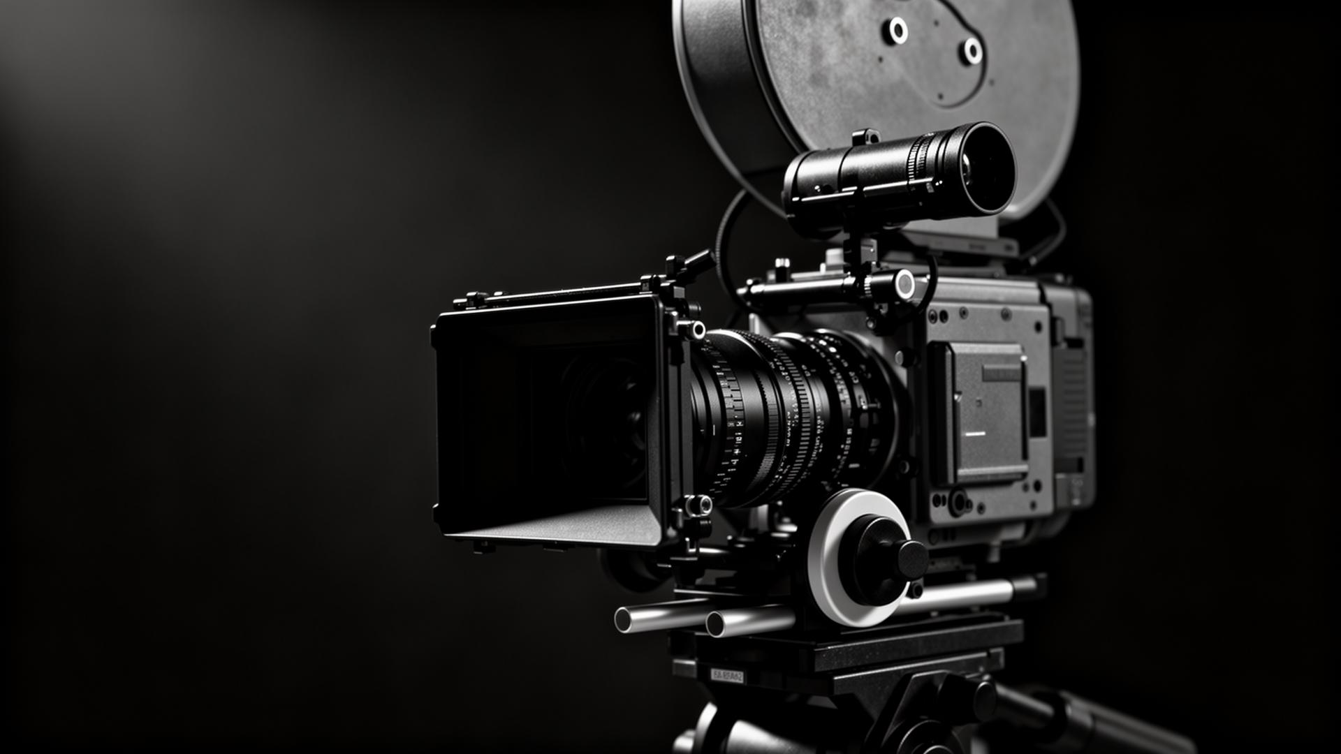 Câmera cinematográfica profissional
